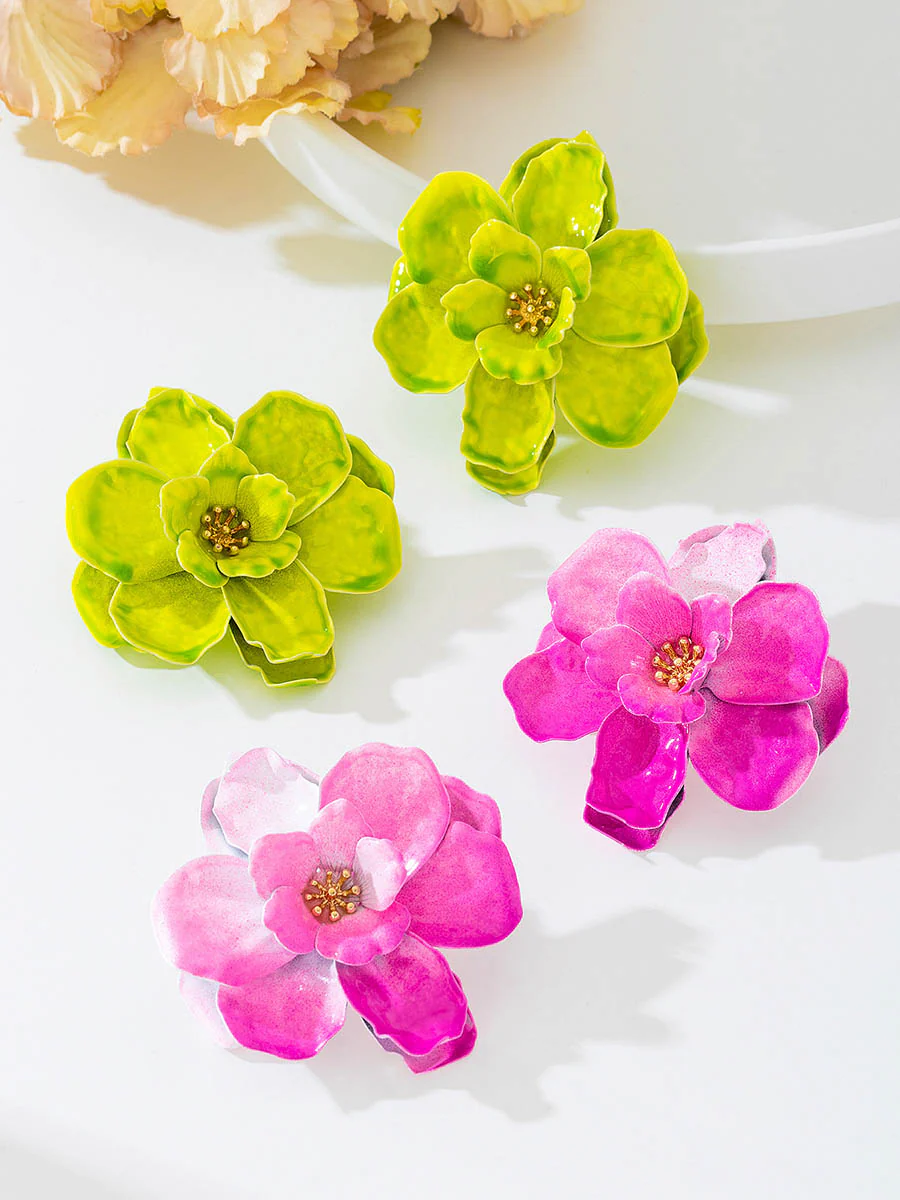 Flower Shape Earrings Accessories - Image 2