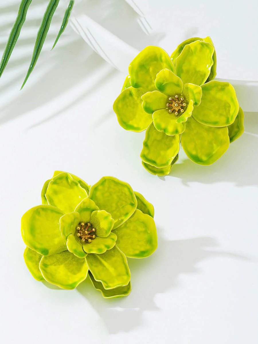 Flower Shape Earrings Accessories - Image 3