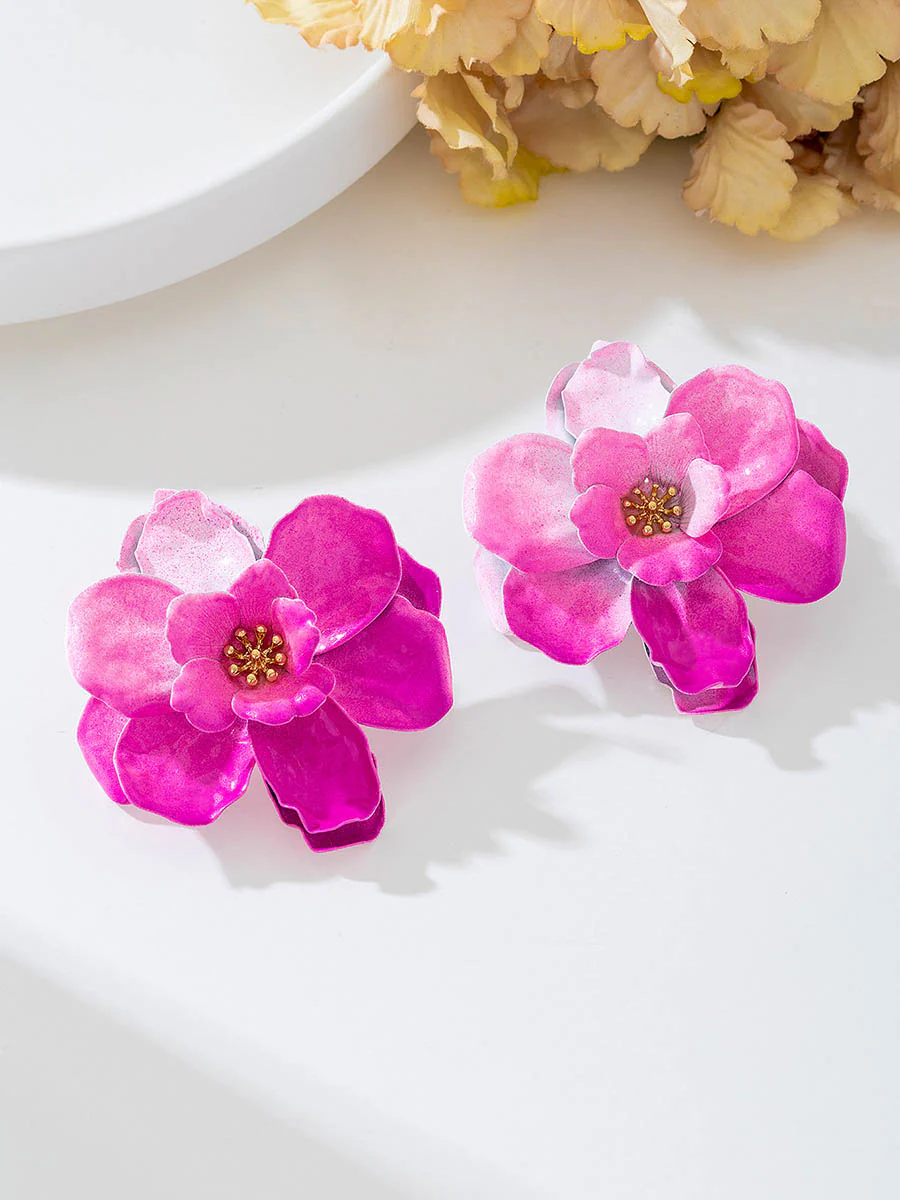 Flower Shape Earrings Accessories - Image 4