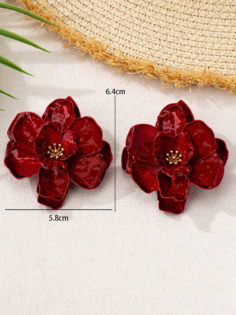 Flower Shape Earrings Accessories - Image 5