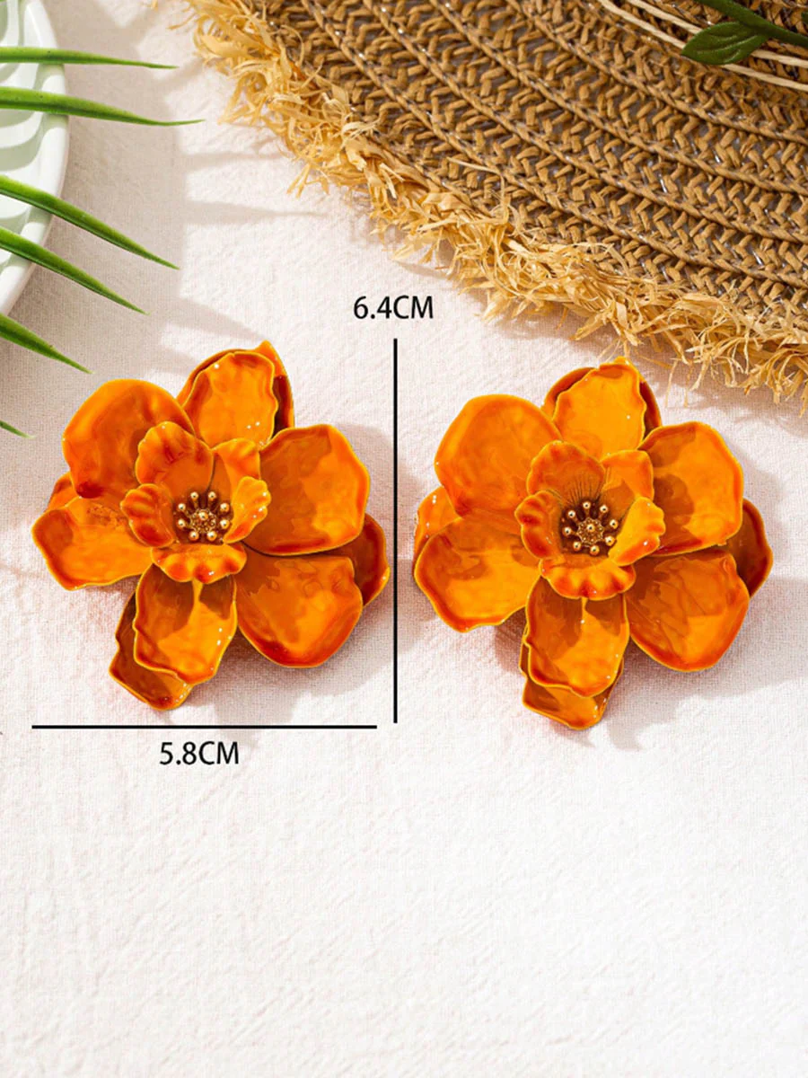 Flower Shape Earrings Accessories - Image 6