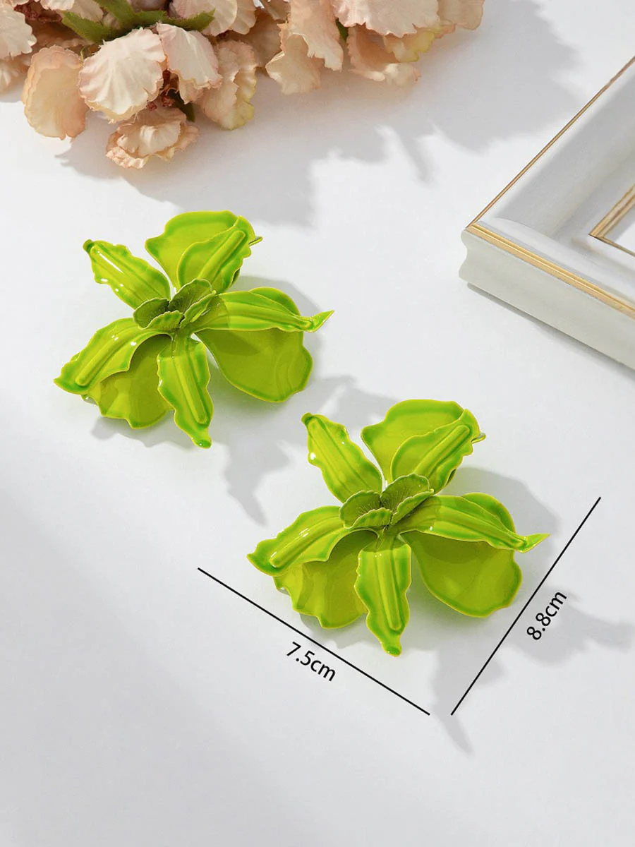 Flower Shape Earrings Accessories - Image 10