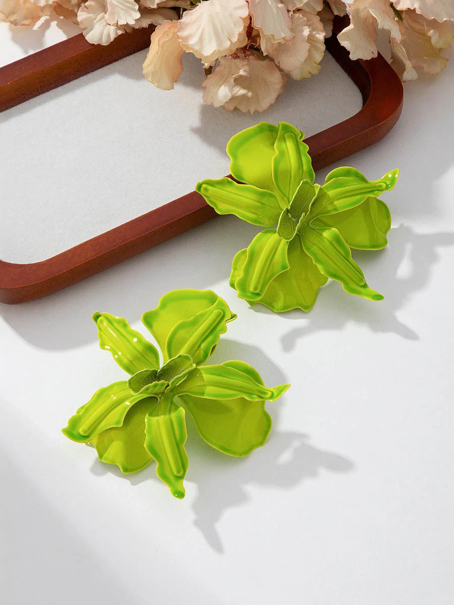 Flower Shape Earrings Accessories - Image 11