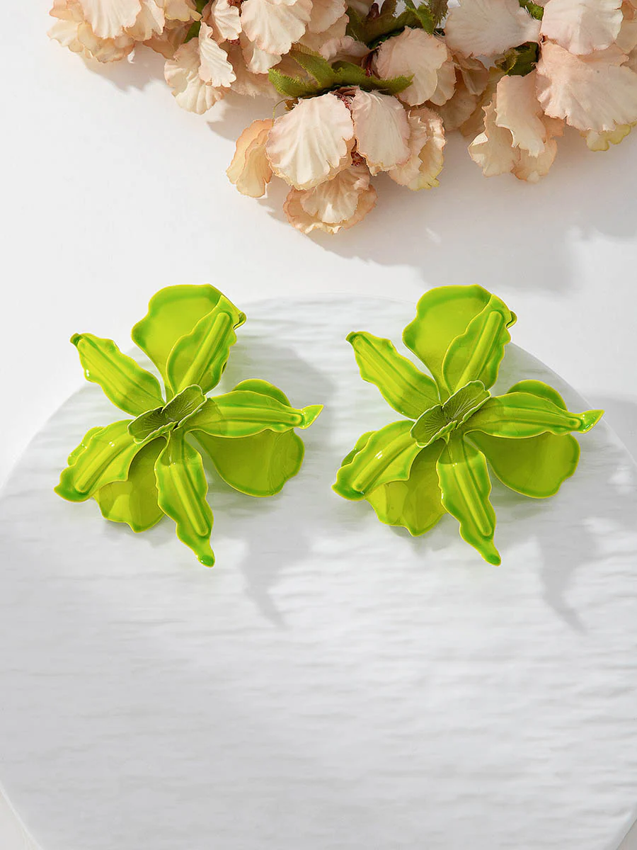Flower Shape Earrings Accessories - Image 12