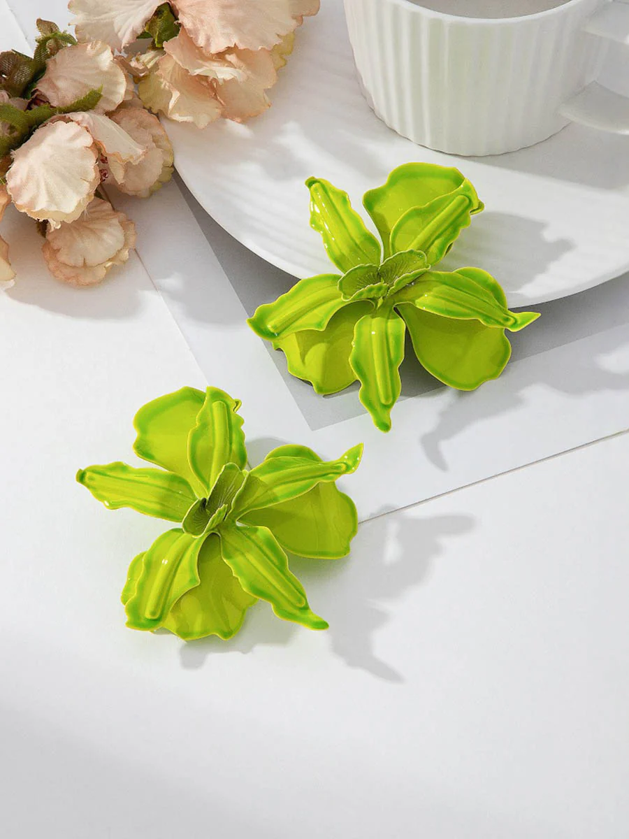 Flower Shape Earrings Accessories - Image 2