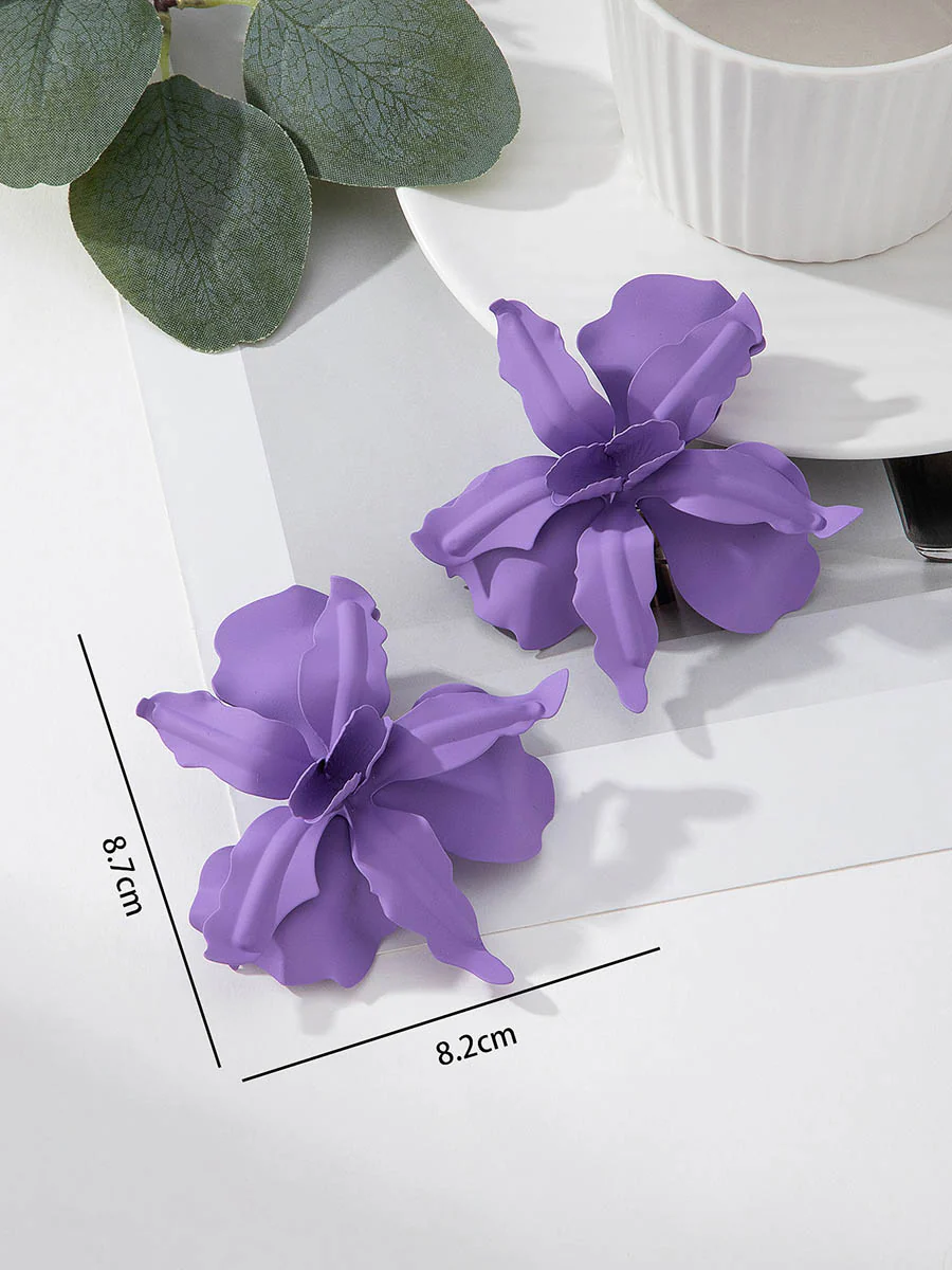 Flower Shape Earrings Accessories - Image 4