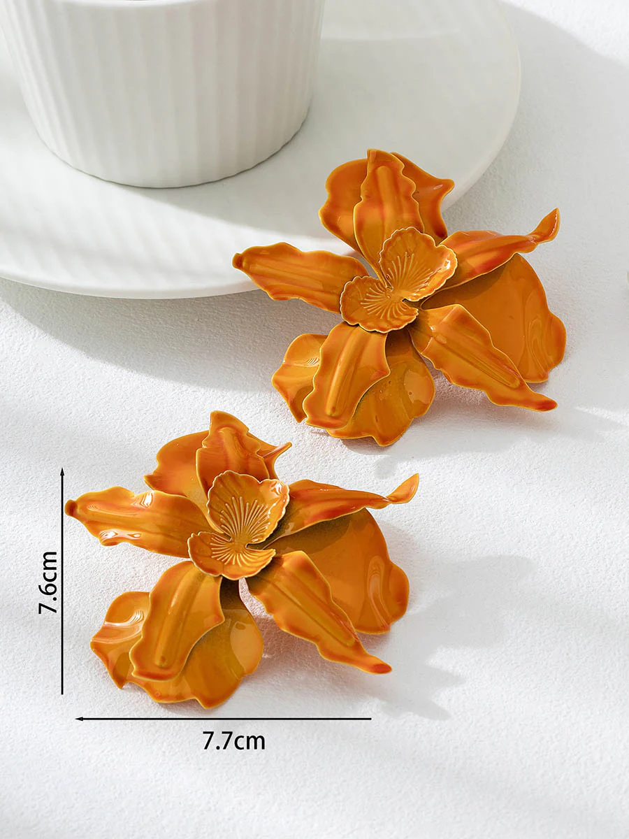 Flower Shape Earrings Accessories - Image 8