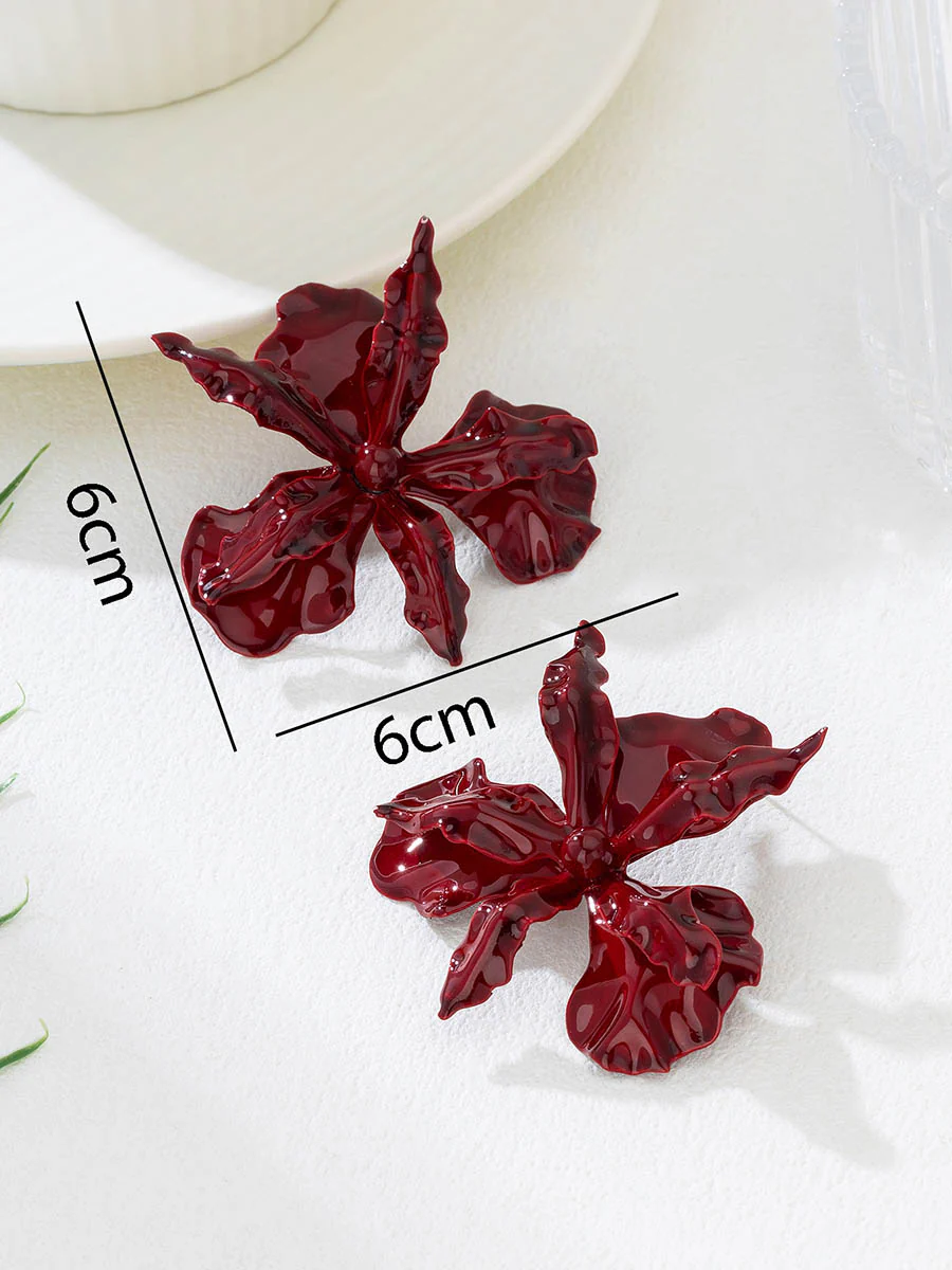 Flower Shape Earrings Accessories - Image 9