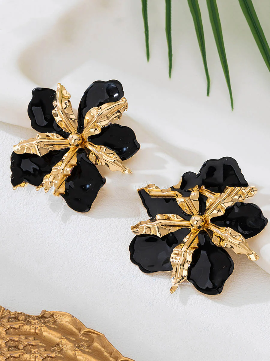Flower Shape Earrings Accessories - Image 2