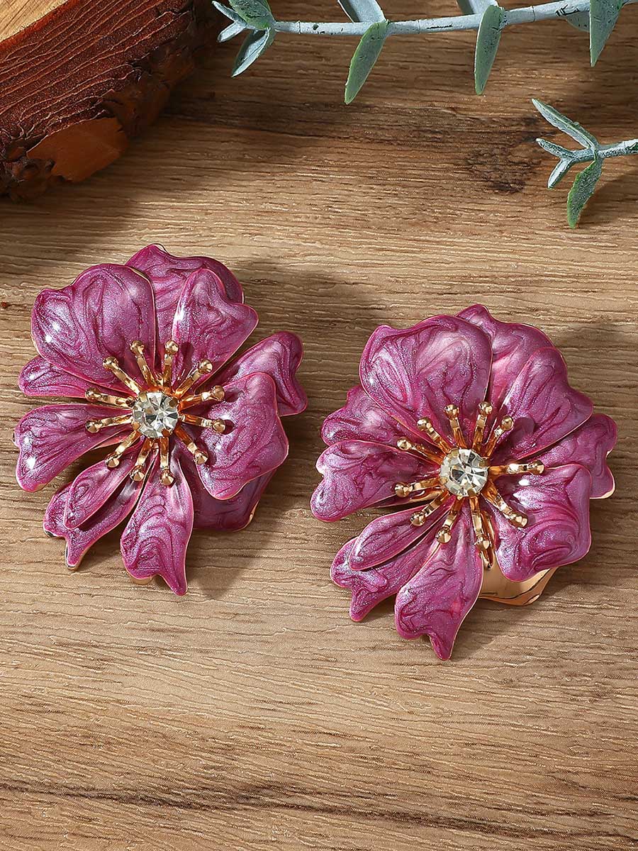 Flower Shape Earrings Accessories - Image 5