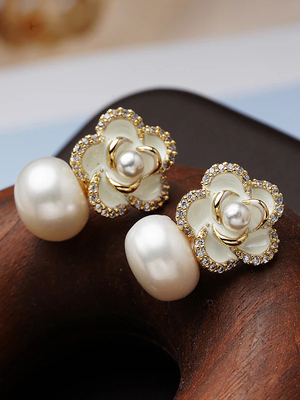 Flower Shape Earrings Accessories - Image 3