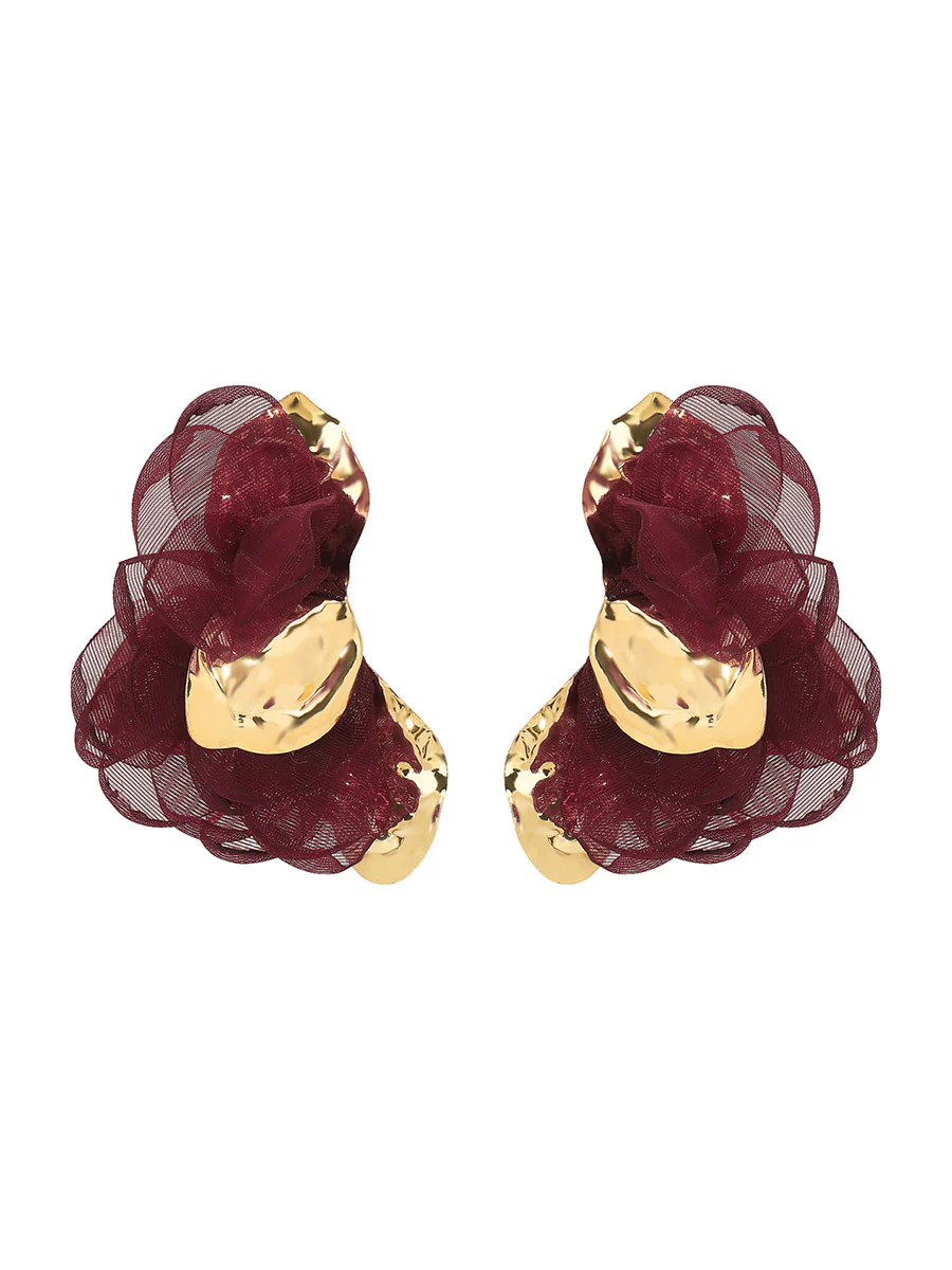Flower Shape Earrings Accessories - Image 3