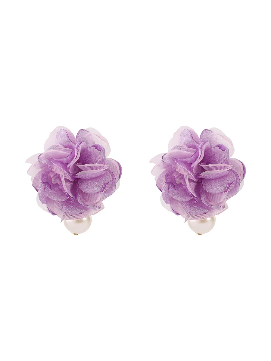 Flower Shape Earrings Accessories - Image 3