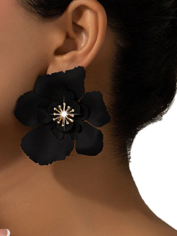 Flower Shape Earrings Accessories - Image 3