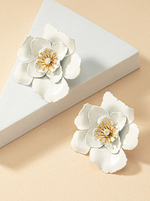 Flower Shape Earrings Accessories - Image 8