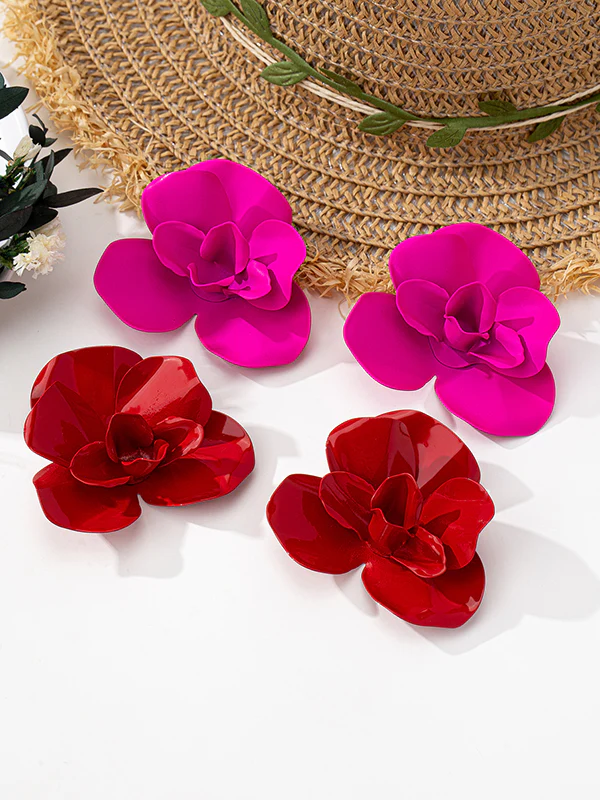 Flower Shape Earrings Accessories - Image 2