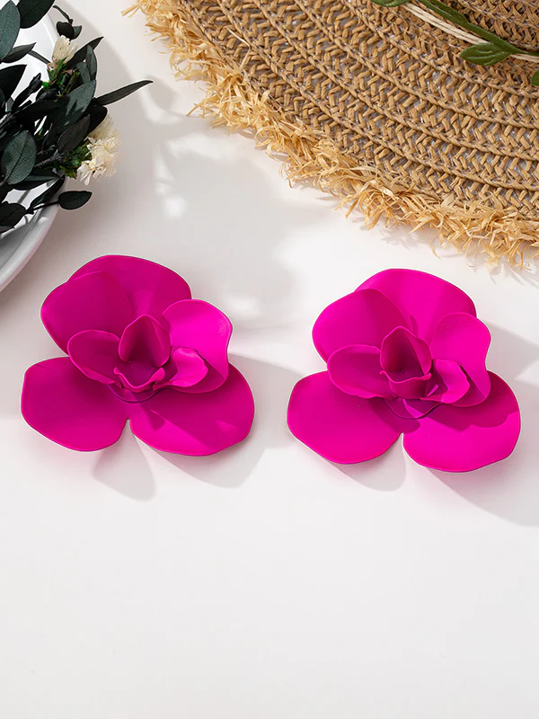 Flower Shape Earrings Accessories - Image 3