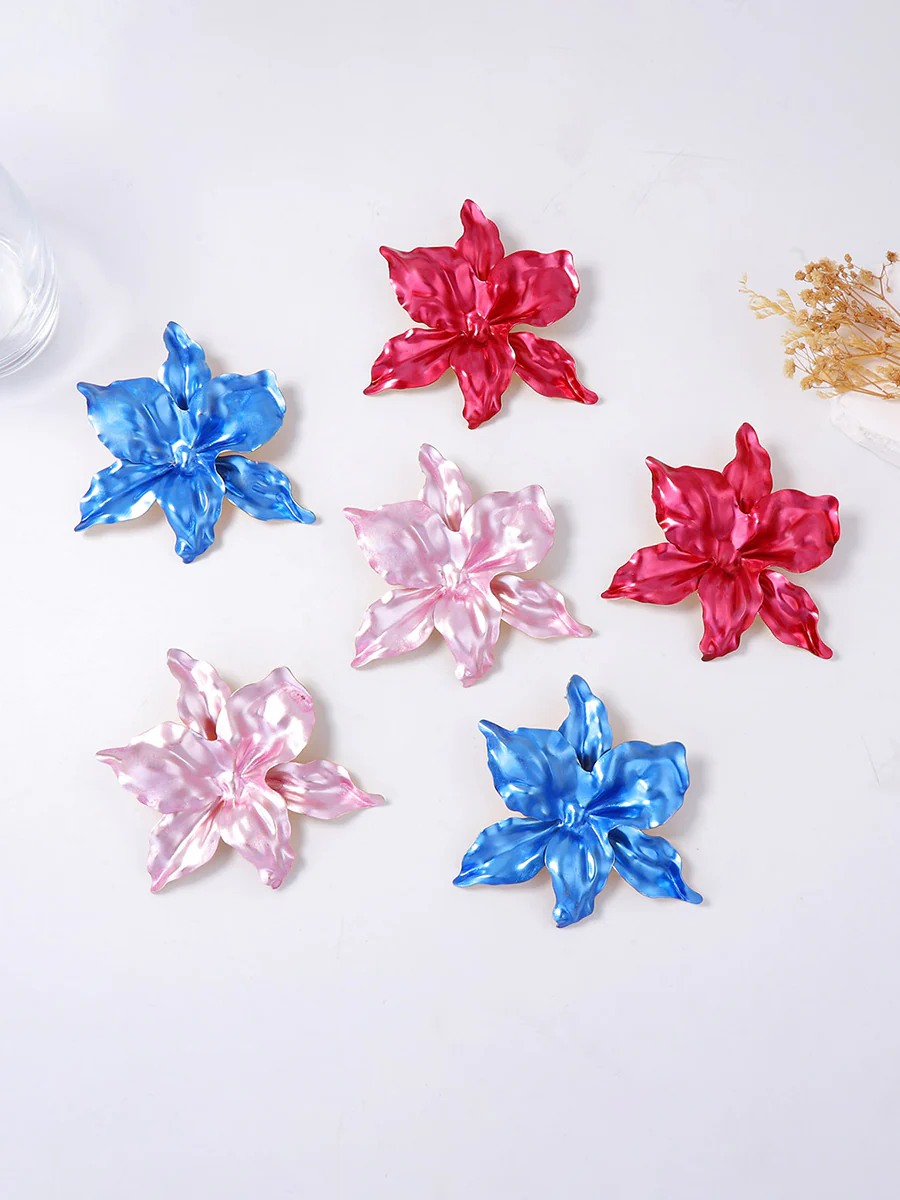 Flower Shape Earrings Accessories - Image 2