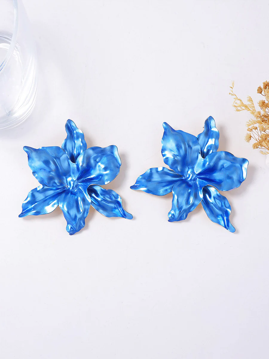 Flower Shape Earrings Accessories - Image 3