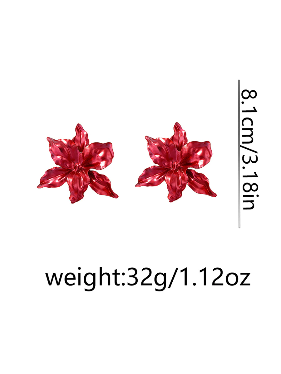 Flower Shape Earrings Accessories - Image 8