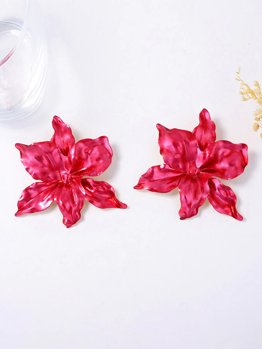 Flower Shape Earrings Accessories - Image 9