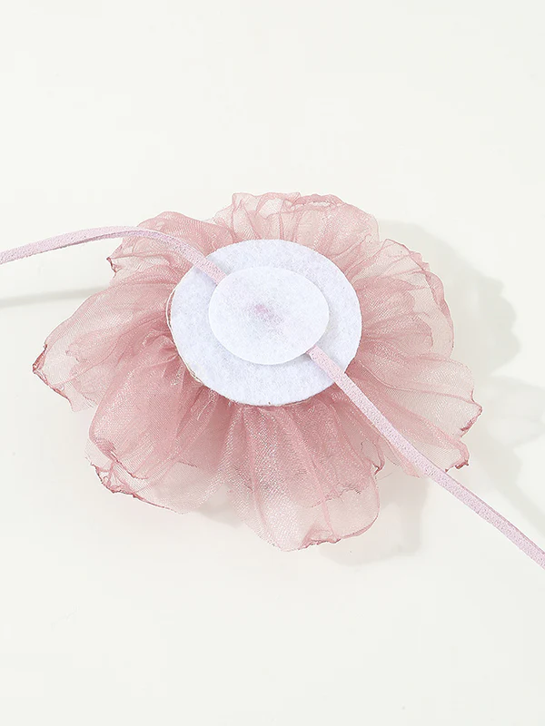 Flower Shape Gauze Dainty Necklace Necklaces Accessories - Image 12