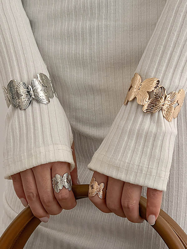Flower Shape Geometric Bracelet Accessories Rings Accessories - Image 11