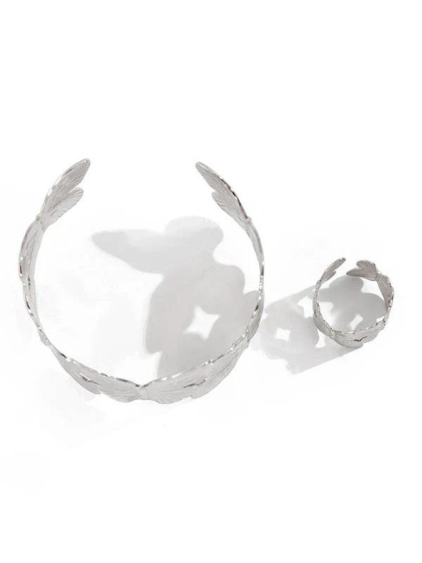 Flower Shape Geometric Bracelet Accessories Rings Accessories - Image 17