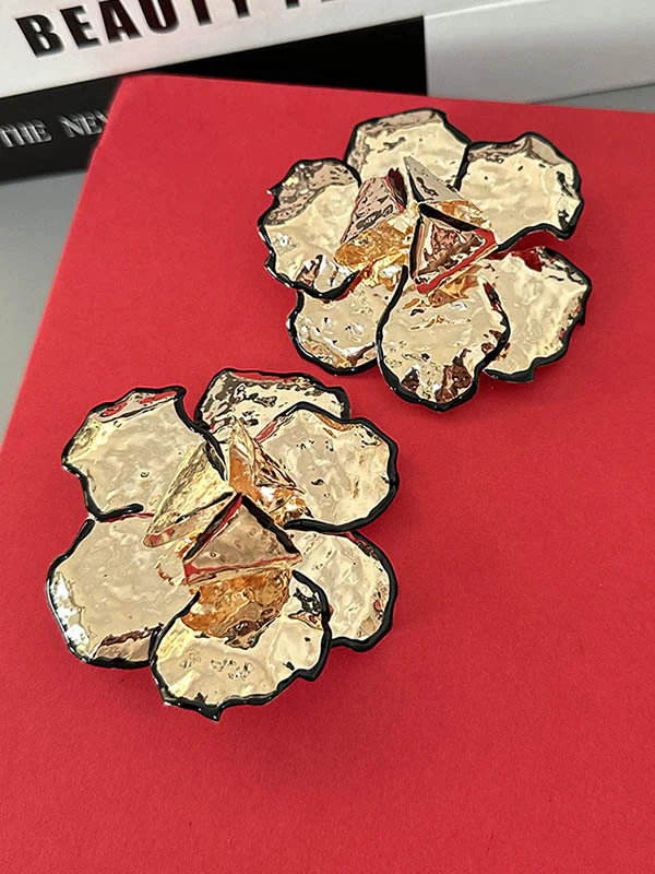 Flower Shape Geometric Earrings Accessories - Image 10