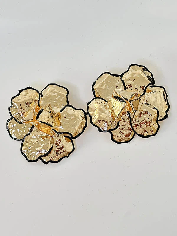 Flower Shape Geometric Earrings Accessories - Image 5