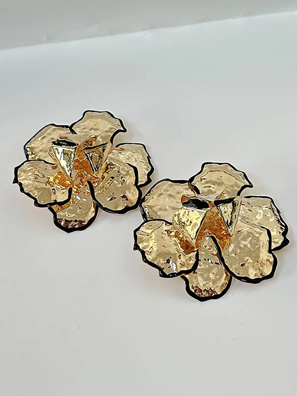 Flower Shape Geometric Earrings Accessories - Image 6