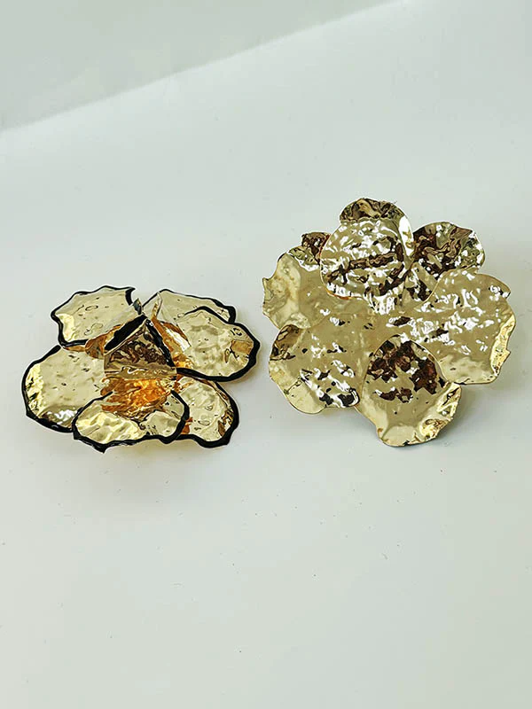 Flower Shape Geometric Earrings Accessories - Image 8