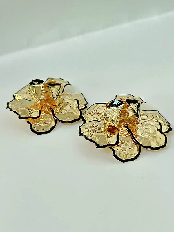 Flower Shape Geometric Earrings Accessories - Image 9