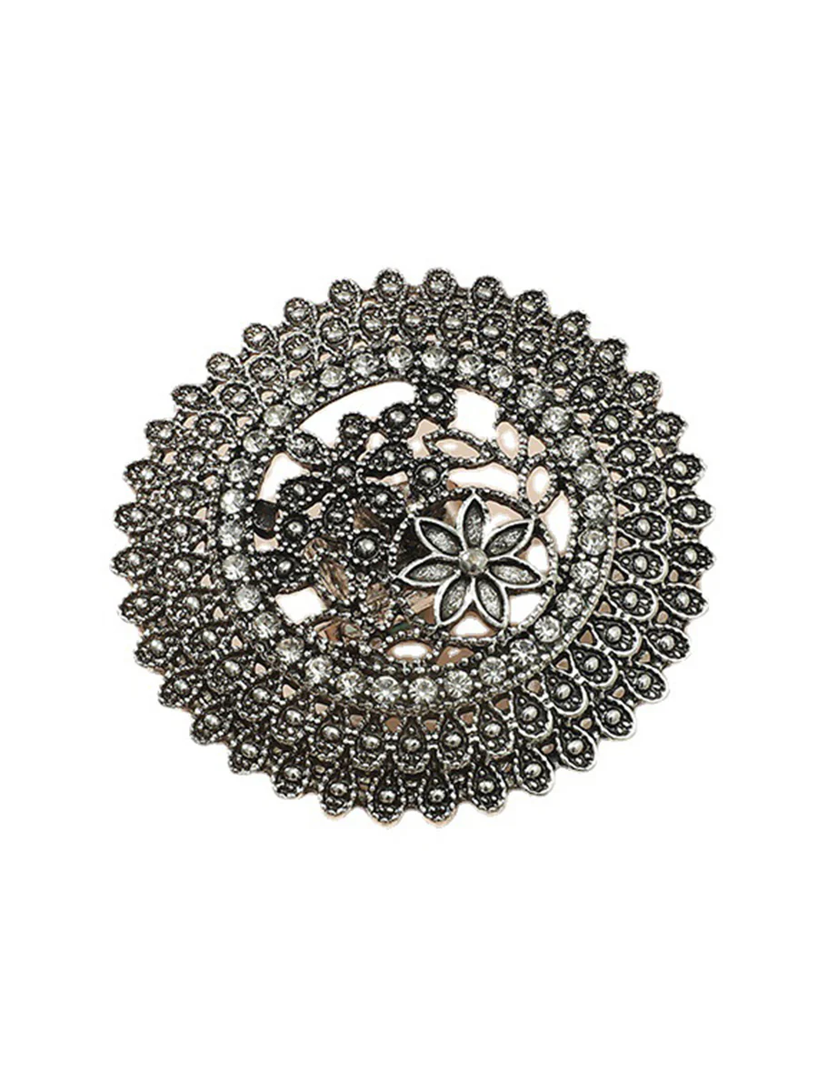 Flower Shape Geometric Hollow Rings Accessories - Image 5