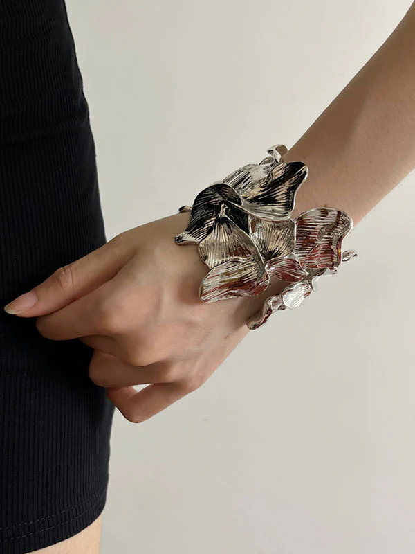 Flower Shape Geometric Ringent Bracelet Accessories - Image 2