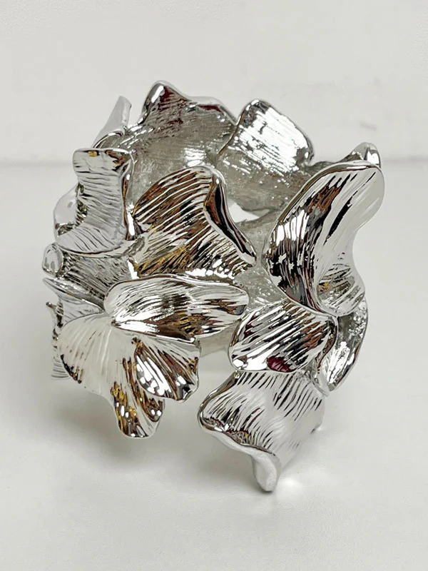 Flower Shape Geometric Ringent Bracelet Accessories - Image 6