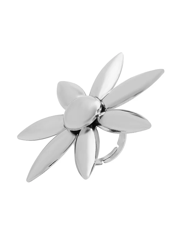Flower Shape Geometric Rings Accessories - Image 10
