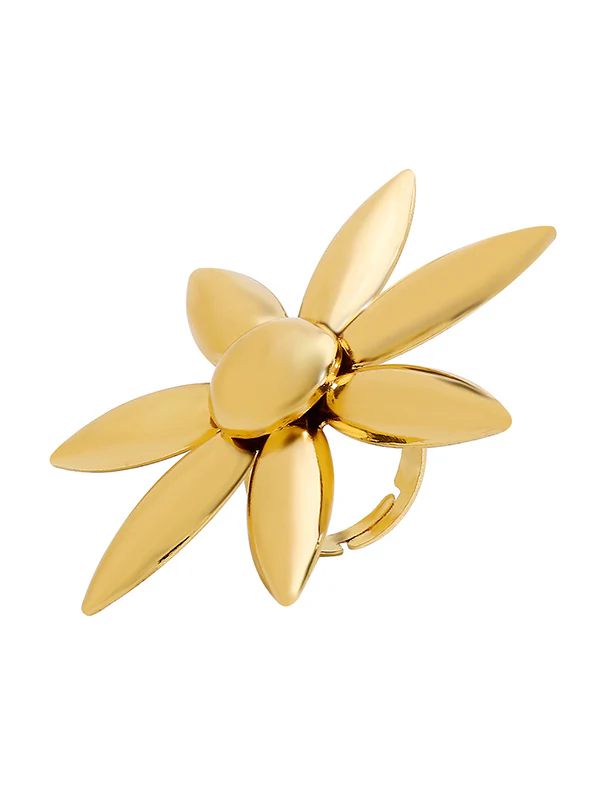 Flower Shape Geometric Rings Accessories - Image 11