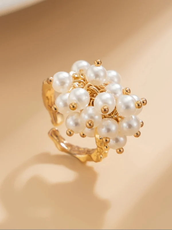 Flower Shape Geometric Rings Accessories - Image 4