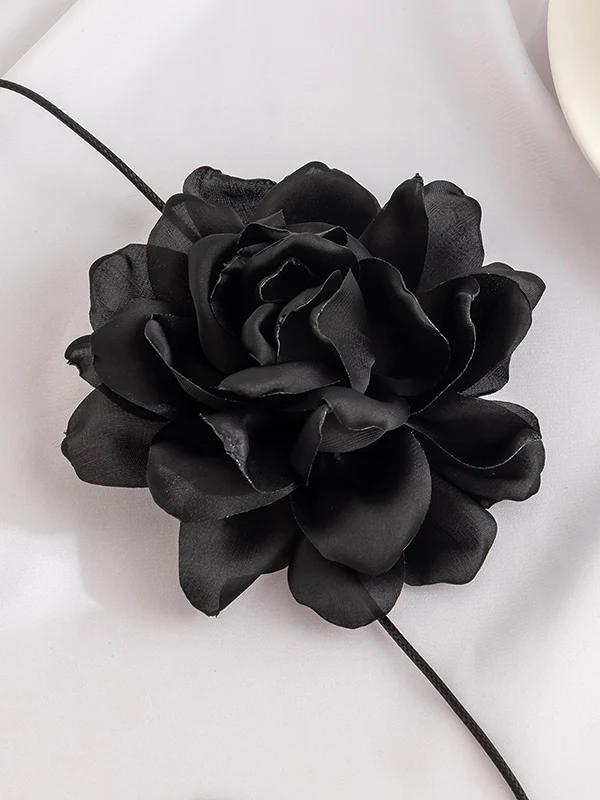 Flower Shape Lace-Up Dainty Necklace Accessories - Image 13
