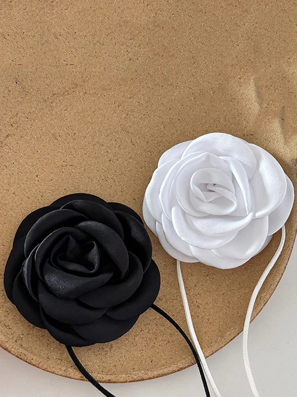 Flower Shape Lace-Up Dainty Necklace Necklaces Accessories - Image 4