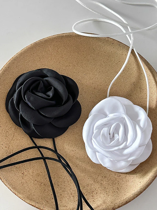 Flower Shape Lace-Up Dainty Necklace Necklaces Accessories - Image 5