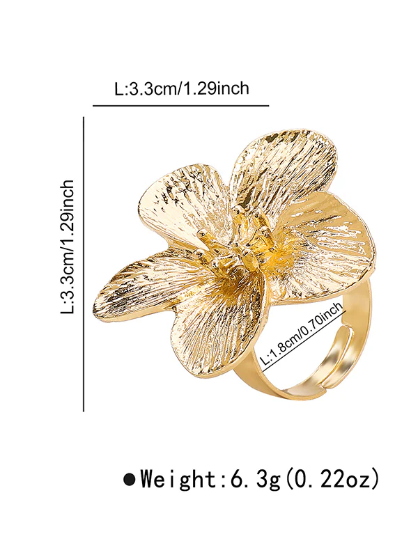 Flower Shape Necklaces Accessories + Rings Accessories - Image 12