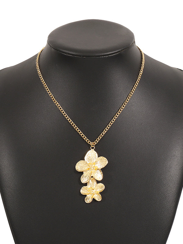 Flower Shape Necklaces Accessories + Rings Accessories - Image 14