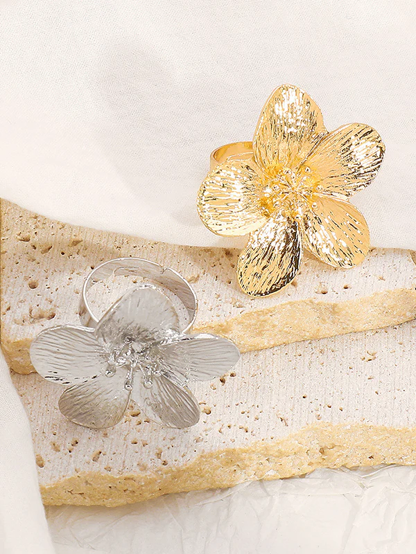 Flower Shape Necklaces Accessories + Rings Accessories - Image 7