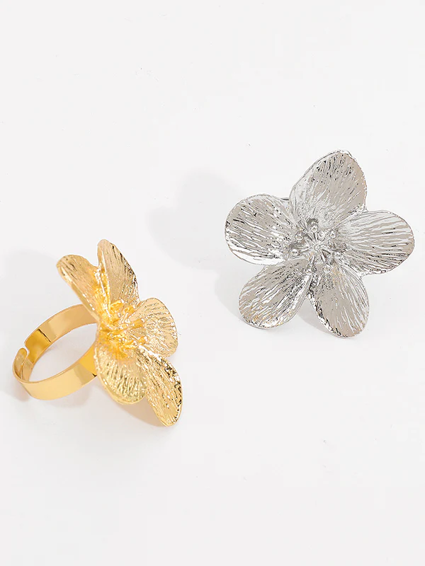 Flower Shape Necklaces Accessories + Rings Accessories - Image 9