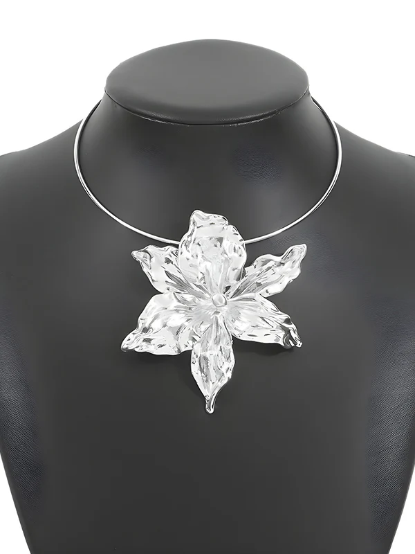 Flower Shape Ringent Necklaces Accessories - Image 6