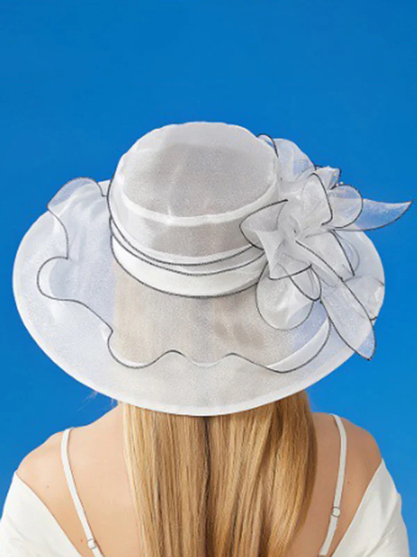 Flower Shape See-Through Split-Joint Sun Hat - Image 12
