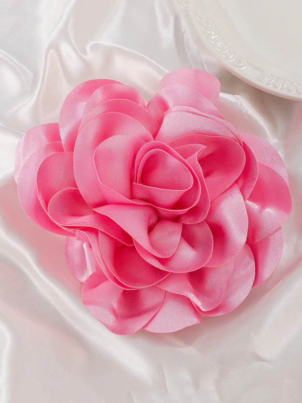 Flower Shape Solid Color Brooch Accessories - Image 18