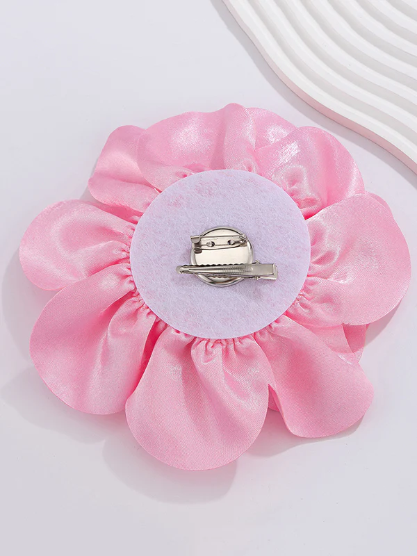 Flower Shape Solid Color Brooch Accessories - Image 20